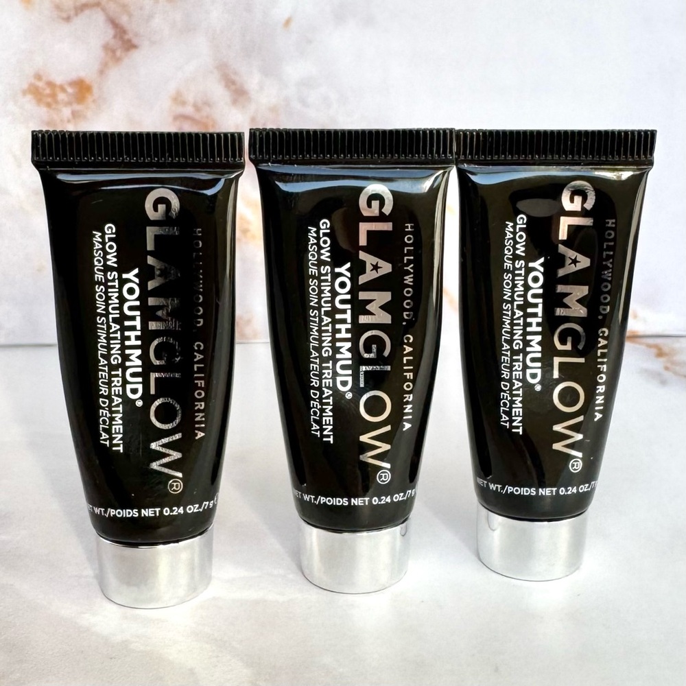 GLAMGLOW YOUTHMUD Glow Stimulating Treatment 7g/0.24oz NEW Glam Glow Mask Bundle